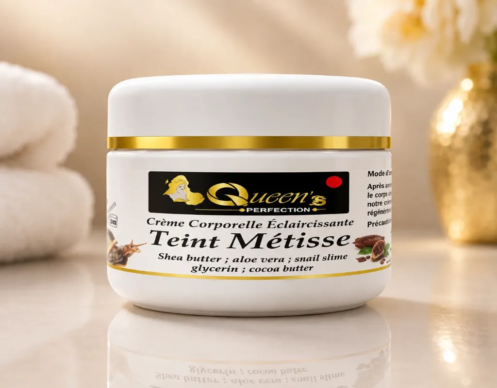 Crème corporelle éclaircissante teint Métisse